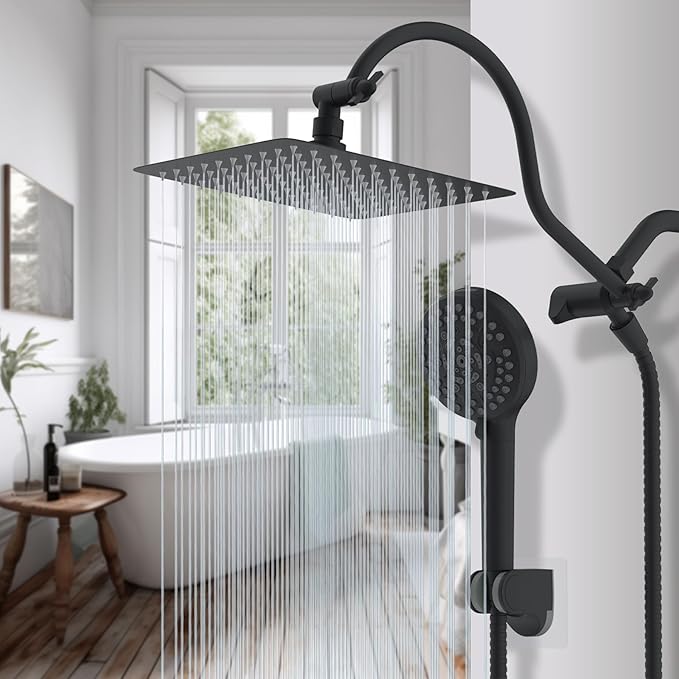 Hibbent All Metal High Pressure Rainfall 10'' Shower Head, CUPC Certified - Image 9