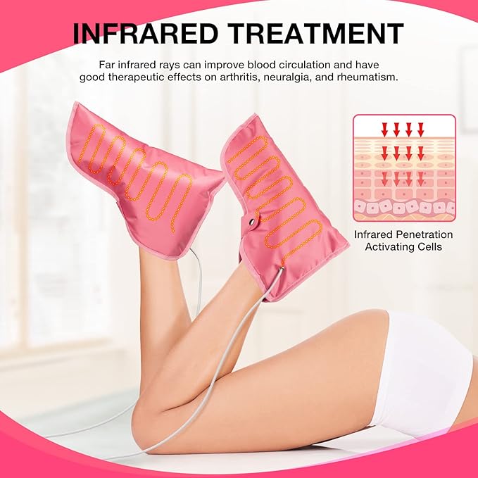 Noverlife Paraffin Wax Heated Booties, Electric Heated Nail Art Pedicure Foot - Image 4
