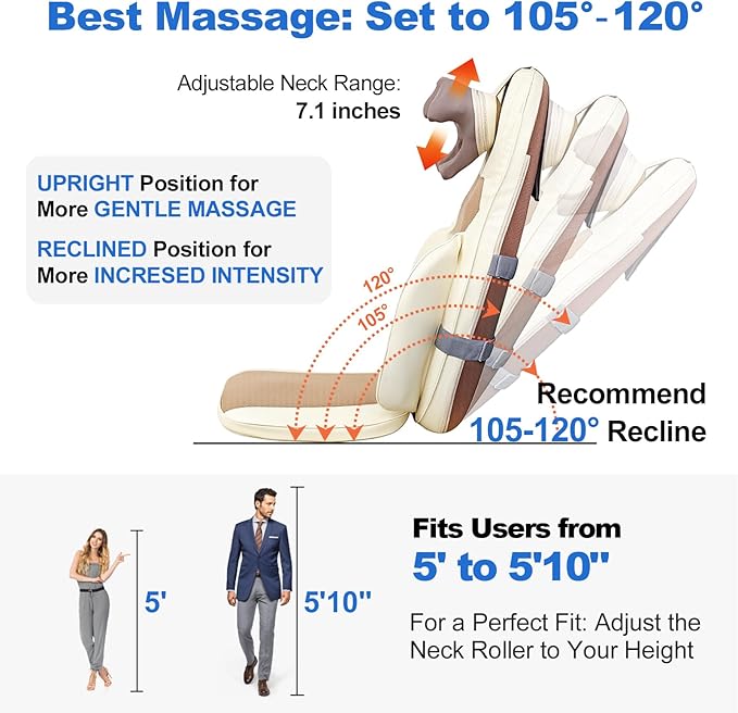 Shiatsu Massage Cushion for Neck and Back - Image 6