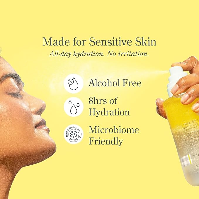 Beekman 1802 Milk Shake Hydrating Face Mist – Setting Spray & Milky Toner - Image 3