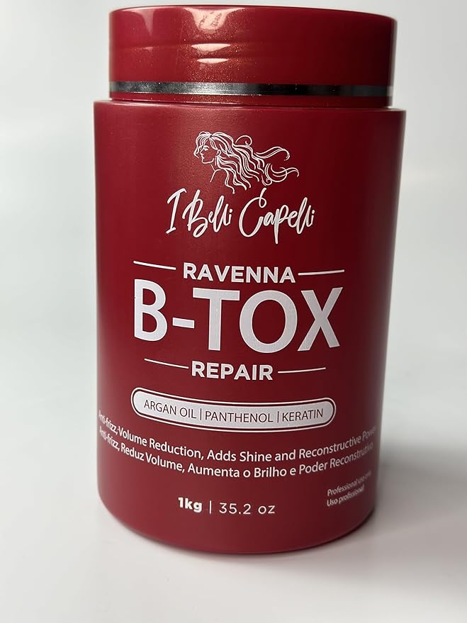 I Belli Capelli Ravenna Hair Treatment Kit- 1kg/35.2 oz B-tox Hair Mask + - Image 13