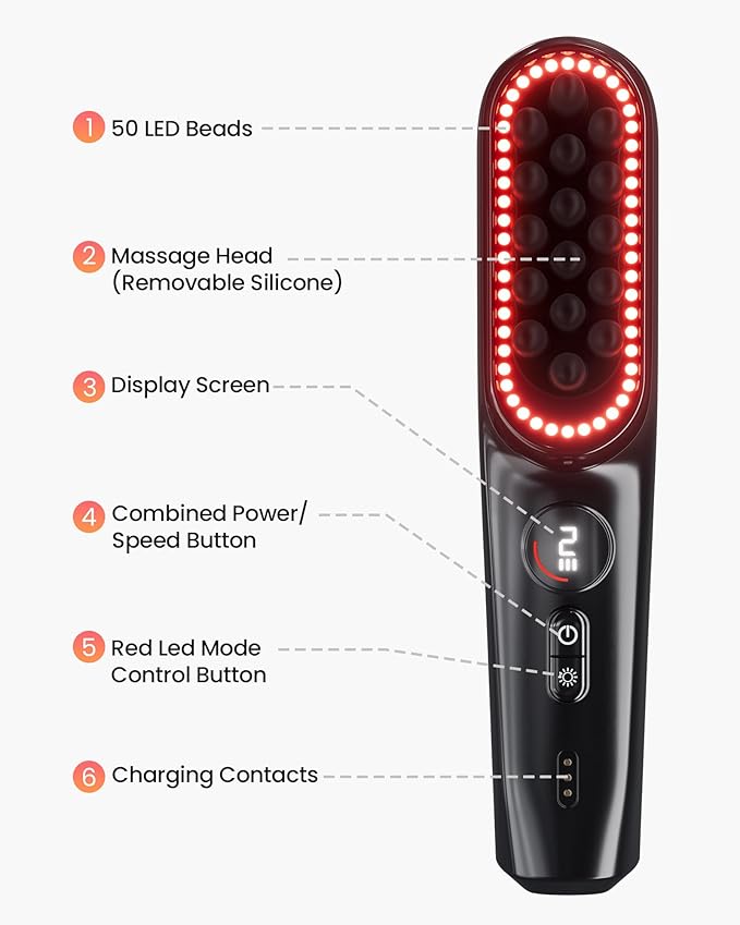 NAPRE Electric Scalp Massager, Head & Hair Massager Scalp Stress Relax - Image 8