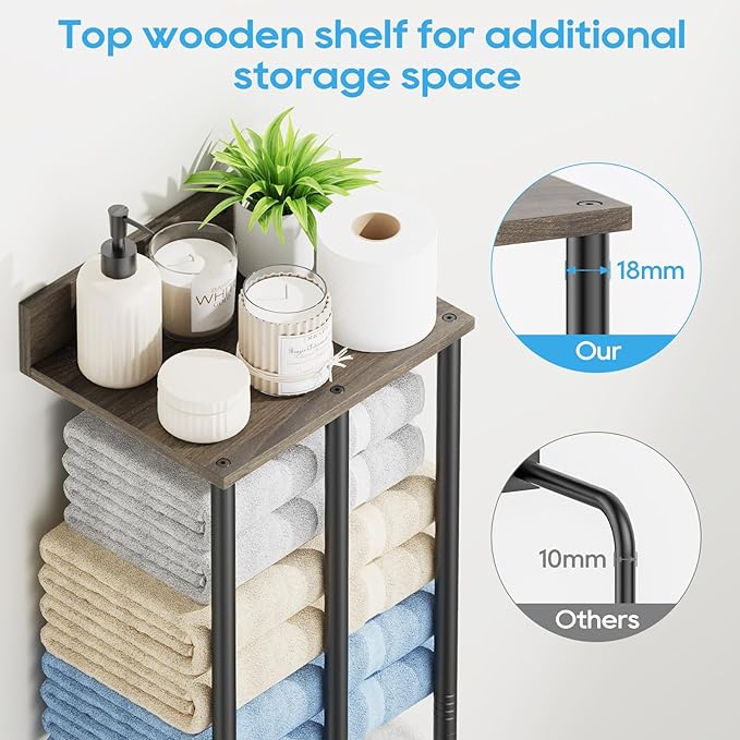 Towel Racks for Bathroom Wall Mounted - Image 3