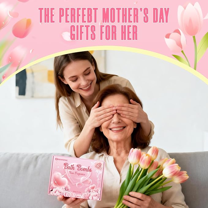 Bath Bombs for Women XXL, Basket Set for Mothers Day Gifts for Mom - Image 2
