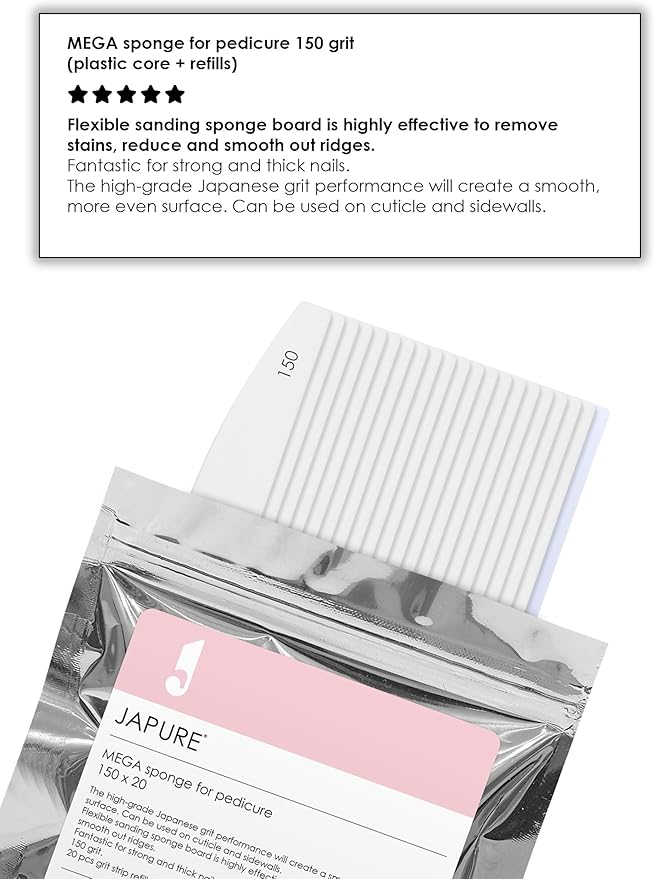 Mega Sponge Pedicure Nail File - Image 4