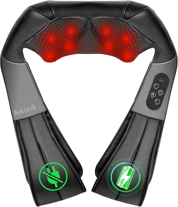 Nekteck Shiatsu Neck and Back Massager by Nekteck
