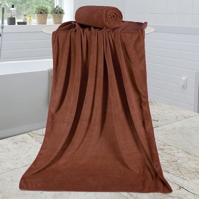 JML Microfiber Bath Towels, Bath Towel 4 Pack 30" x 60", Super Absorbent and - Image 3