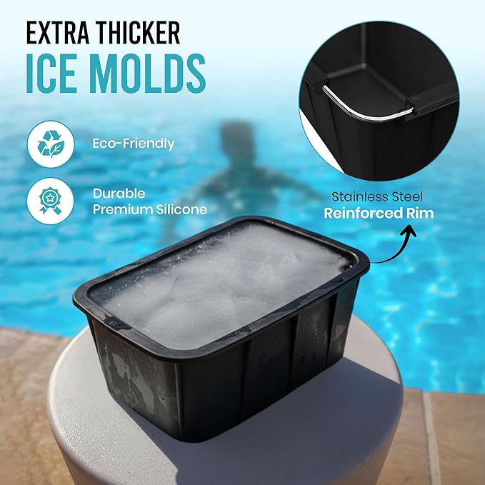 Extra Large Ice Block Mold – 13 lbs Silicone Ice Brick Maker - Image 4