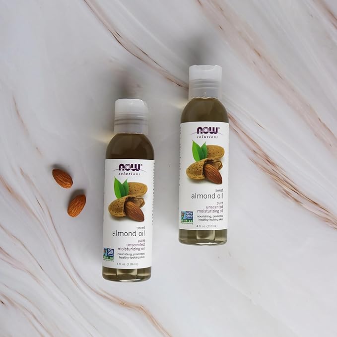 NOW Foods Solutions, Sweet Almond Oil, 100% Pure Moisturizing Oil, Promotes - Image 5