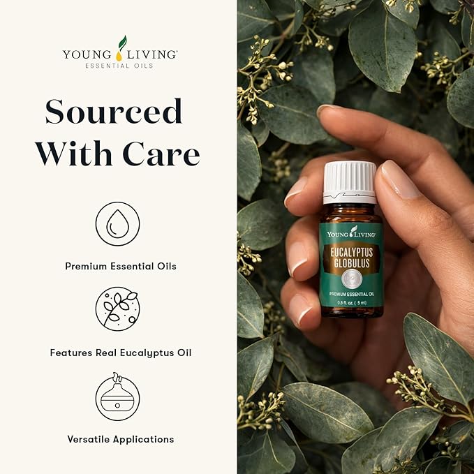 Young Living Eucalyptus Globulus Essential Oil | Cooling, Refreshing Aroma - Image 4