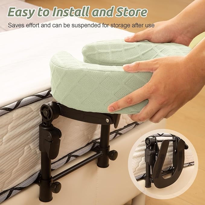 Massage Headrest for Bed, Adjustable Massage Face Cradle at Home, Portable - Image 5