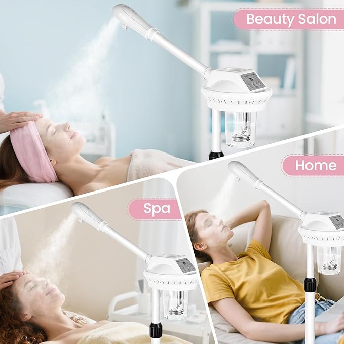 Facial Steamer Professional for Deep Cleansing and Hydration, Face Steamer for - Image 8