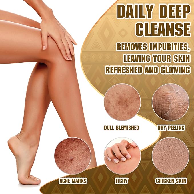 2 Pieces African Net Sponge – Real Authentic Exfoliating Bath Sponges - Image 5