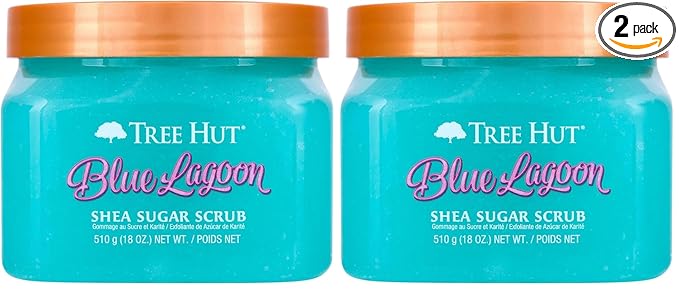 Tree Hut Blue Lagoon Shea Sugar Scrub, Exfoliating, Hydrating & Moisturizing by TreeHut