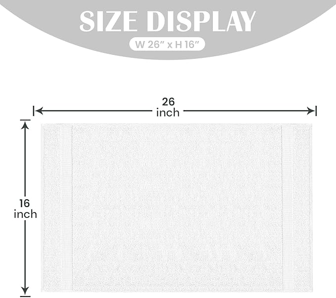 Reed&Pick Salon Towels – 50 Pack White Hand Towels 100% Cotton Spa Towel – - Image 3