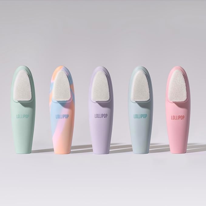 LOLLIPOP Handle Dual-Sided Silicone Face Scrubber, Face Exfoliator, Synthetic - Image 9