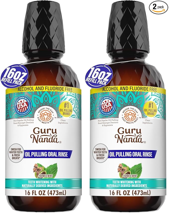 GuruNanda CocoMint Oil Pulling Mouthwash by Gurunanda