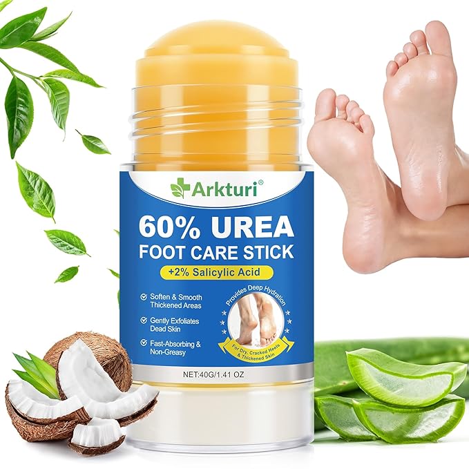 Urea Cream, Maximum Strength Urea Foot Cream, 60% Urea Cream Stick plus 2% by Unknown