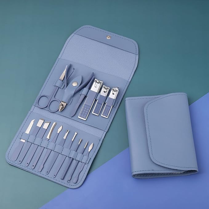 Manicure Set, Nail Clippers, Pedicure Kit, 16 in 1 Professional Grooming Kit - Image 2
