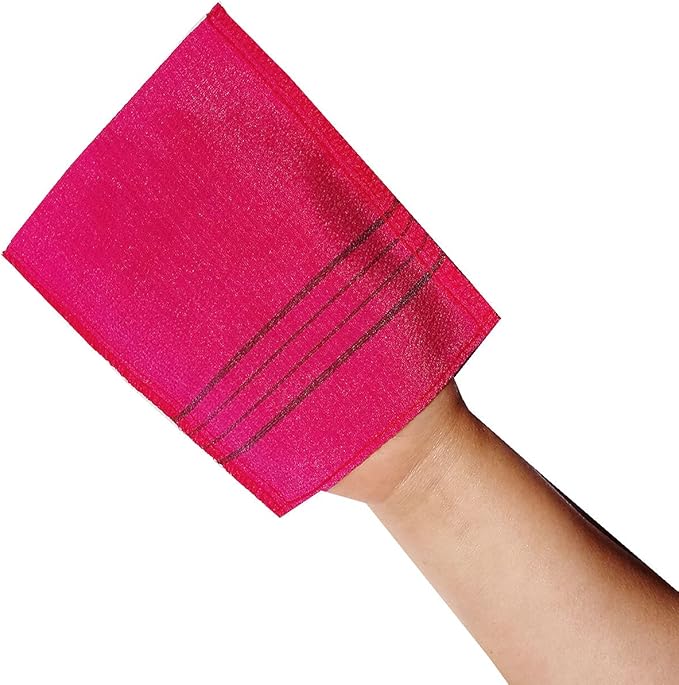 Korean Asian Exfoliating Bath Washcloth Mitt - Image 2