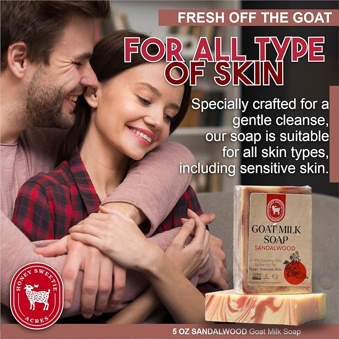 Honey Sweetie Acres Sandalwood Goat Milk Soap - Image 4