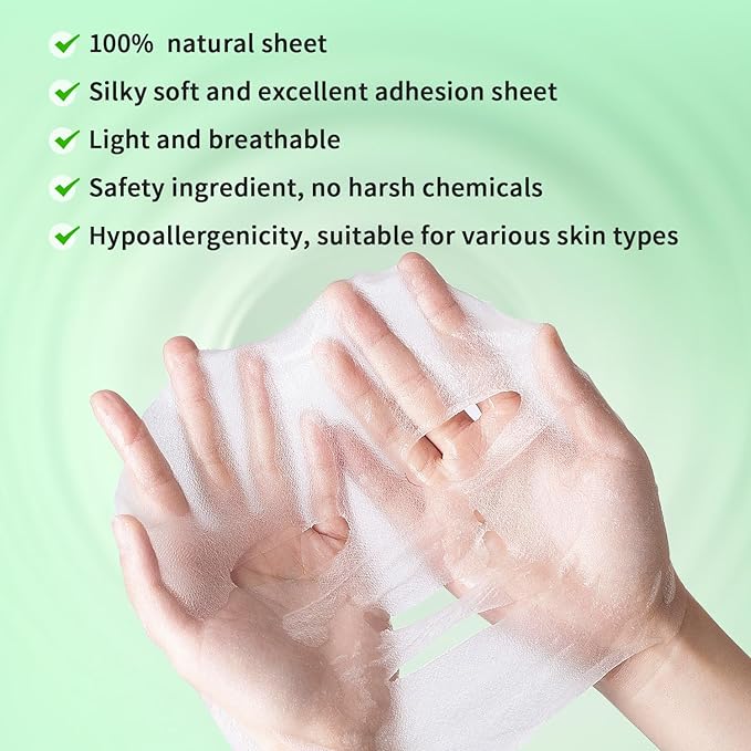 12 Pack Face Masks Skincare Sheet Face Masks - Image 7