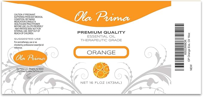 Ola Prima Oils - Orange Essential Oil Therapeutic Grade - Image 3