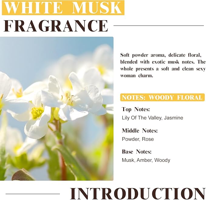 EUQEE White Musk Fragrance Oils - Image 3