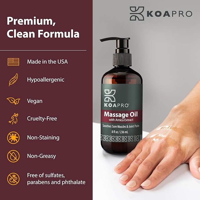 KOAPro Massage Oil for Massage Therapy 2 Pack - Image 5