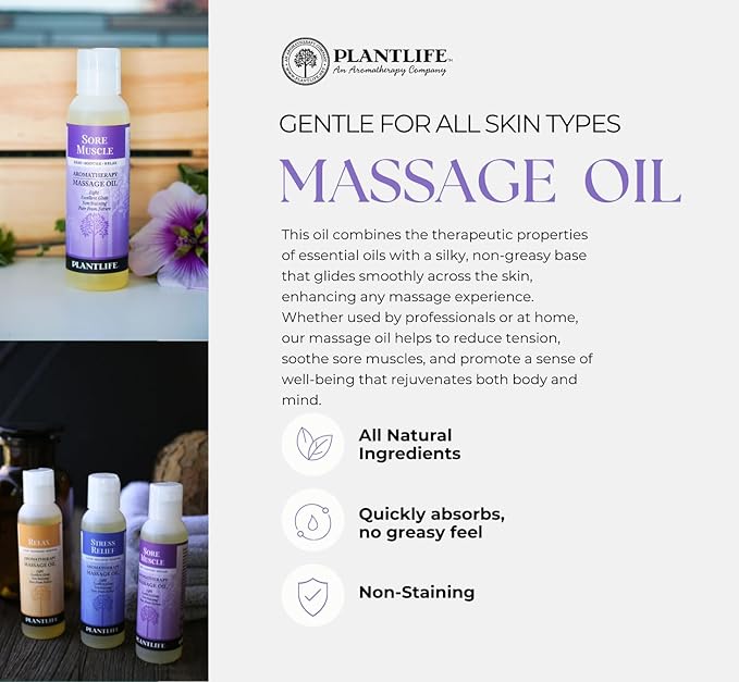 Plantlife Massage Oil 3-Pack - Image 2