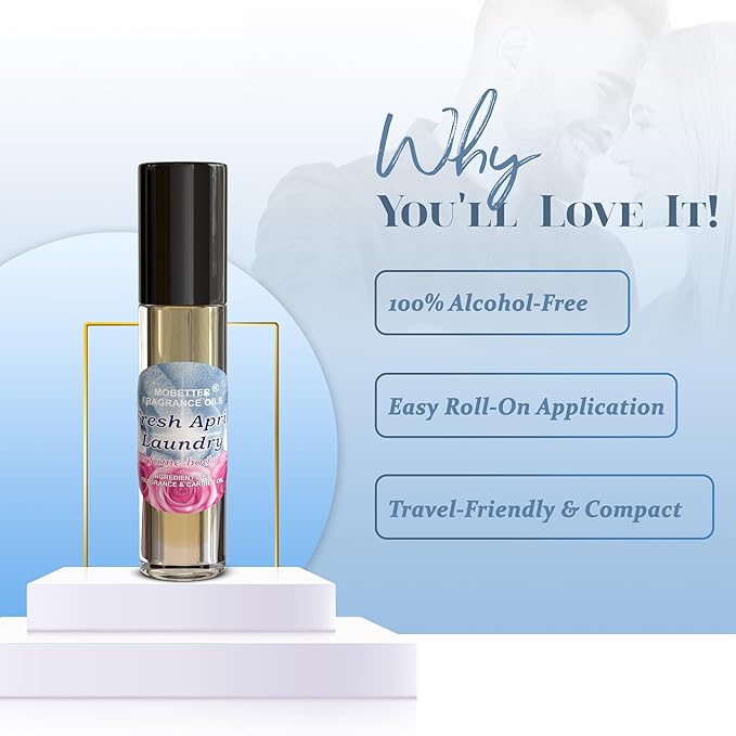 MOBETTER FRAGRANCE OILS Fresh April Laundry Perfume Body Oil Roll on Travel Size - Image 4