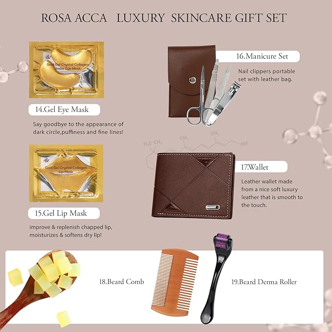 30 Pcs Men Sandalwood Facial Skin Care Set - Image 5