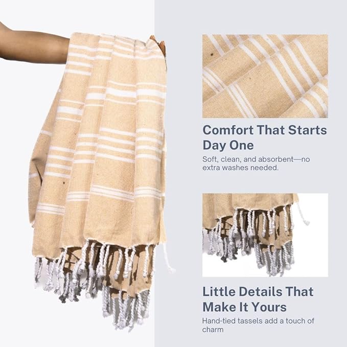 Cotton Turkish Beach Towel - Image 6