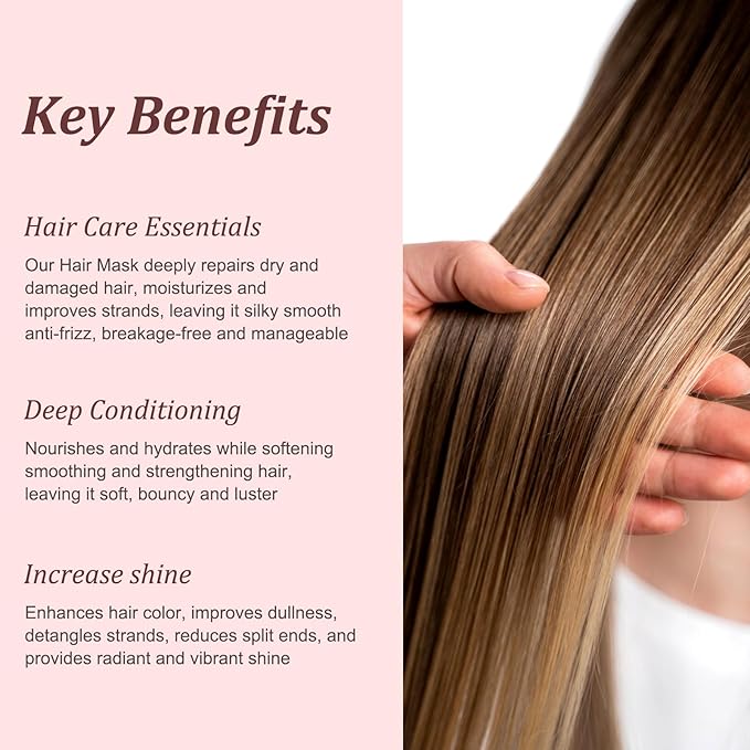 Tgideas Smooth Hydrating Hair Mask， Strengthening Shampoo ， - Image 2