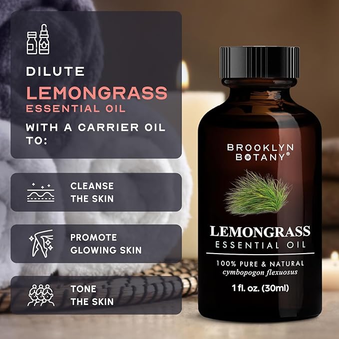 Brooklyn Botany Lemongrass Essential Oil - Image 8