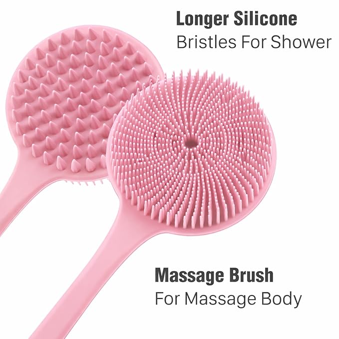 Silicone Body Scrubber for Shower Men Women – Dual-Sided Exfoliating & Massage - Image 5