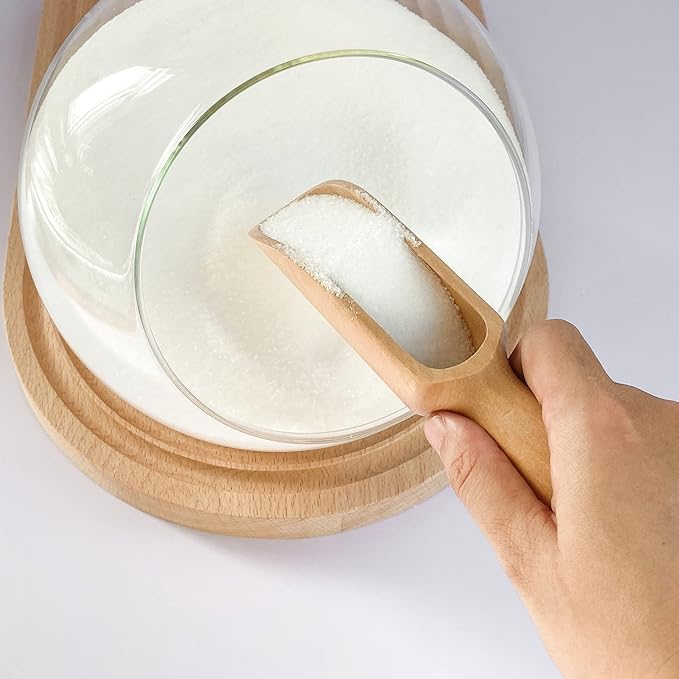 Wooden Scoops 5.5" and 3", 1 standard bath salt scoop and 1 mini scoop - Image 5