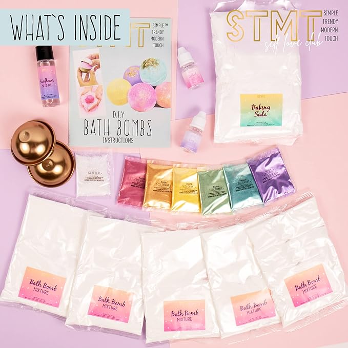 STMT Self-Love Club D.I.Y. Bath Bombs by Horizon Group USA, Create 5 Bath Bombs - Image 2