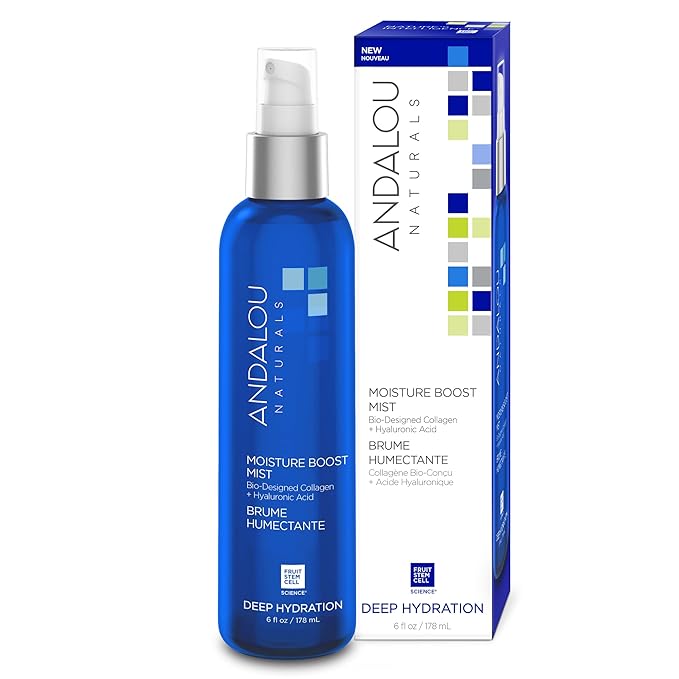 Andalou Naturals Face Mist, Moisture Boost Facial Spray by AndalouNaturals
