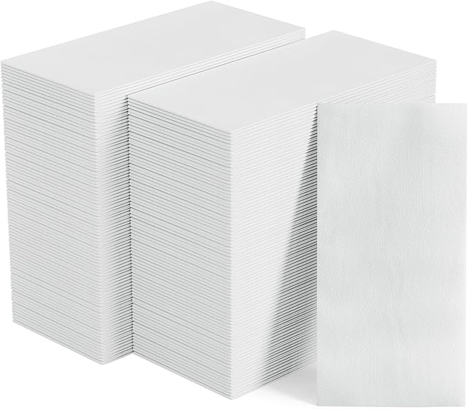 420PACK Disposable Hand Towels for Bathroom, Soft and Absorbent Paper Guest by JOLLYPARTY