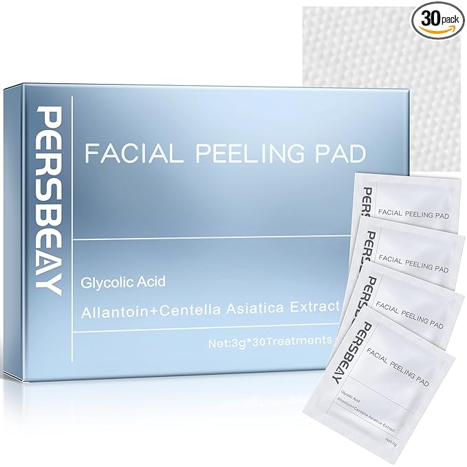 Glycolic Acid Pads, Exfoliating Toner Pads by Persbeay