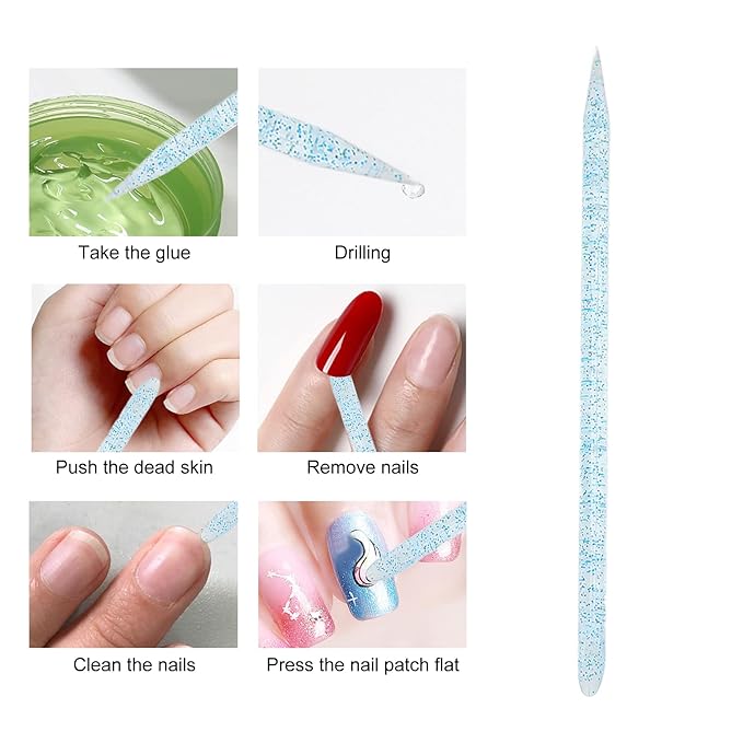 100 pieces disposable cuticle pusher, cuticle pusher remover cleaner - Image 2