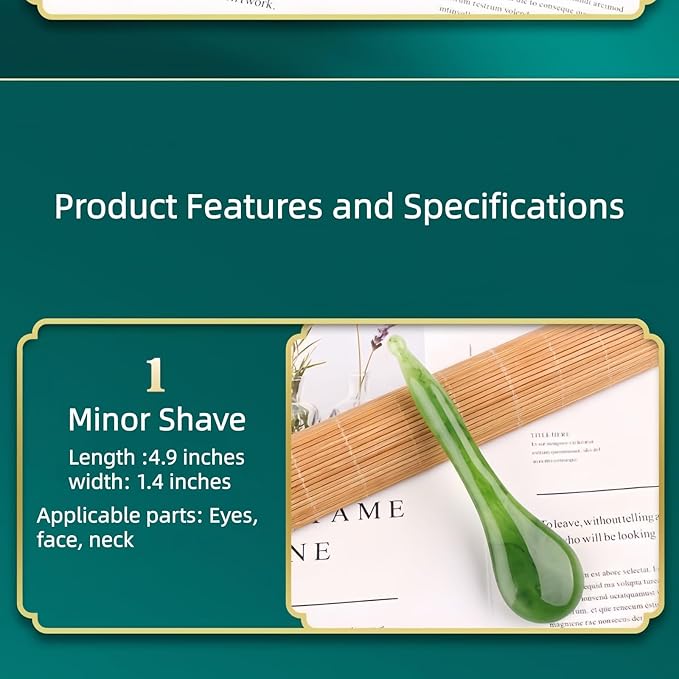 Gua Sha Scraping Massage Tool, GuaSha Facial Set, Natural Resin GuaSha Massage - Image 5