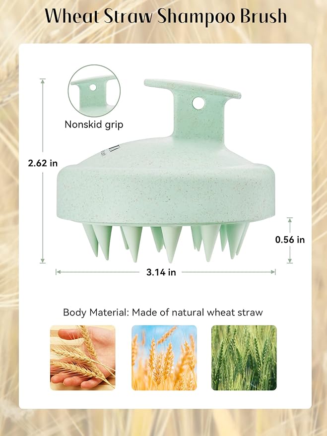 HEETA Scalp Massager Hair Growth, Soft Silicone Scalp Scrubber Shampoo Brush - Image 2