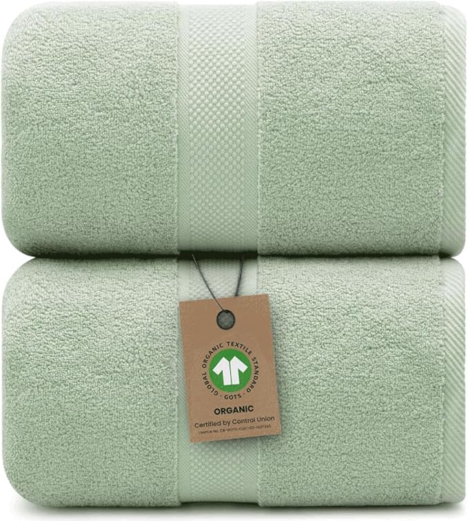 Alusa Home 100% Organic Luxury Bath Sheets by AlusaHome