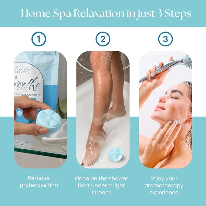 TLG Soothe Shower Steamers Aromatherapy 7 Pack – USA Made - Image 7
