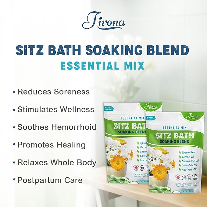 Fivona All Natural Sitz Bath Soaking Blend - Image 4