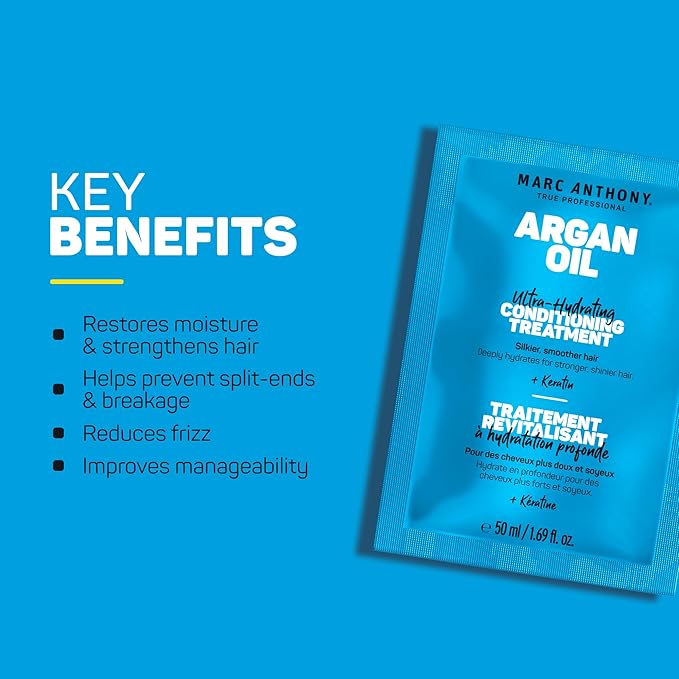 Marc Anthony Argan Oil Travel Size Mask Sachet Bundle - Image 2