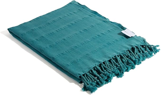 InfuseZen Stonewashed Turkish Bath & Beach Towel –100% Organic Turkish Cotton by InfuseZen