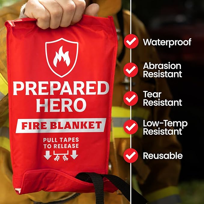 Prepared Hero Emergency Fire Blanket - Image 2